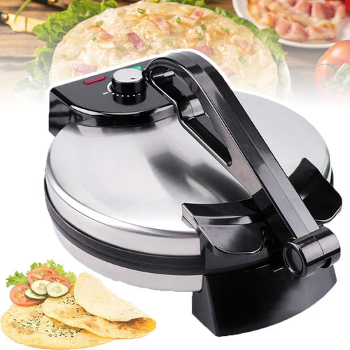 Electric Crepe & Pancake Maker 1400W Non-Stick Double-Sided Roti Chapati Machine