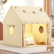 Kids Play Tent with Star Lights Indoor Outdoor Washable Teepee House