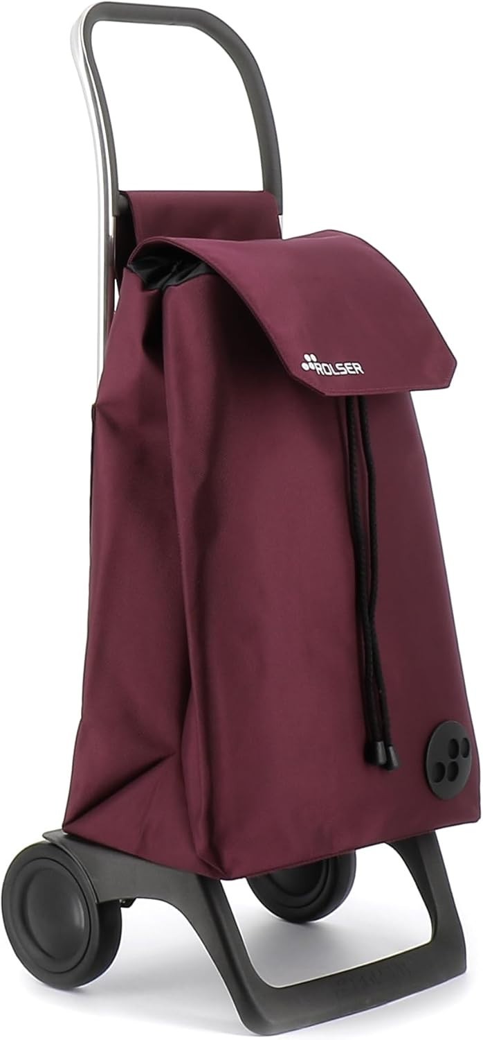 2 Wheel Shopping Trolley Lightweight Aluminium Frame Foldable Bag