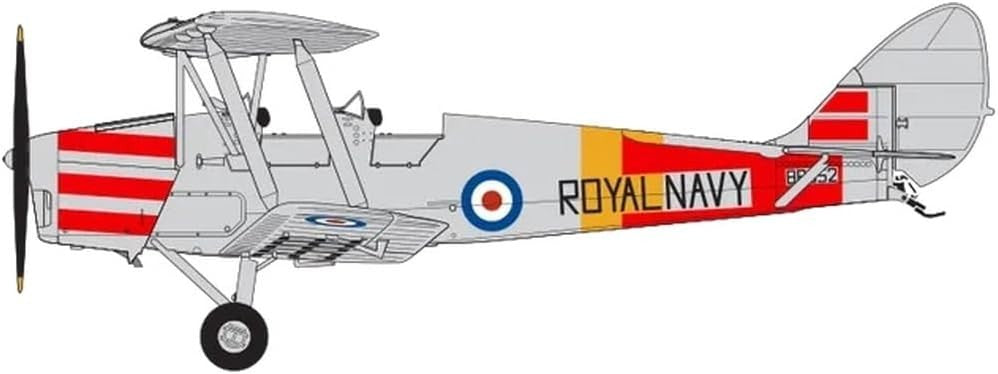 1:48 Scale Tiger Moth Model Kit Plane Set | Paint Layout + Decals