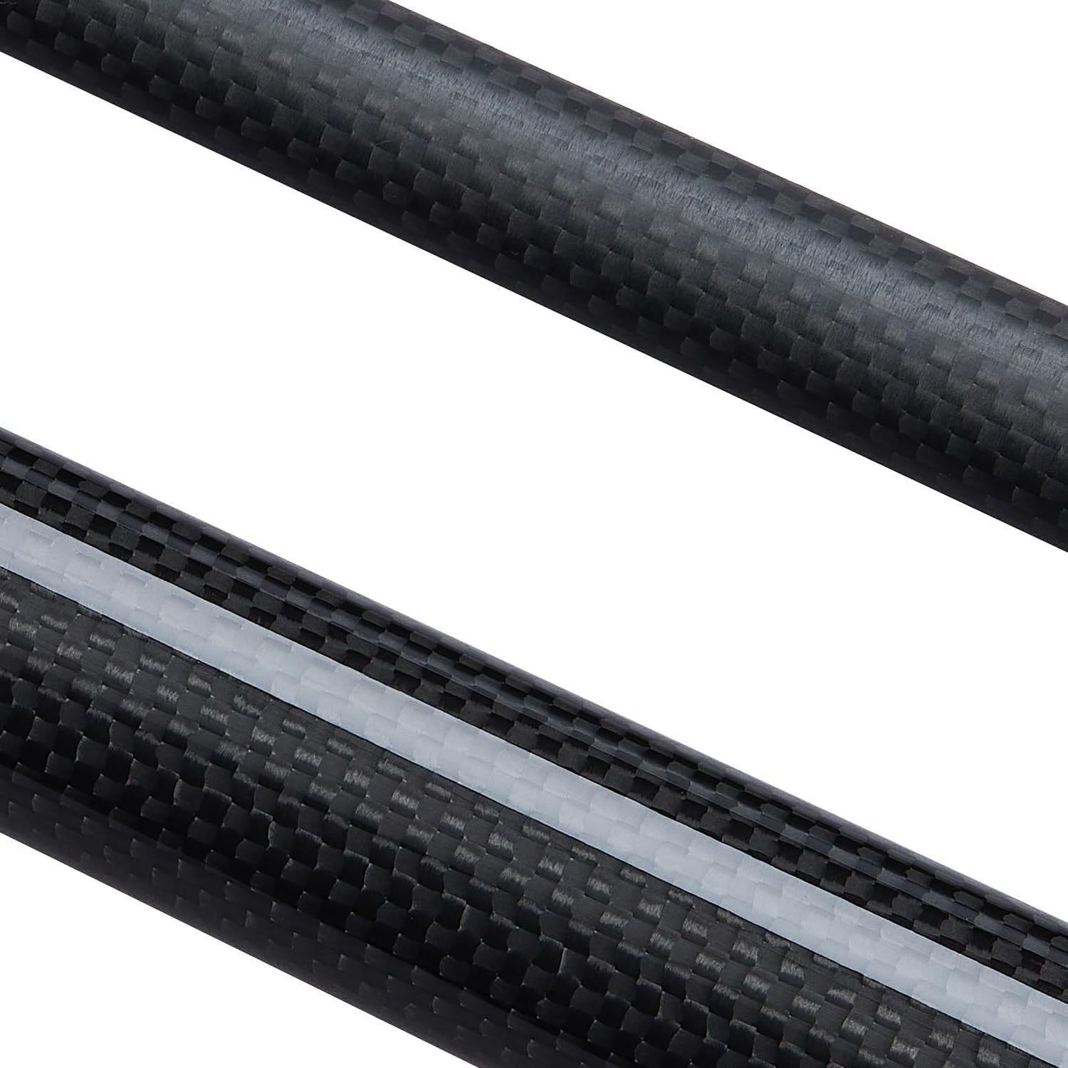 Carbon Fibre Snooker Pool Cue 57" 10mm Tip 2pc 19oz Radial Joint