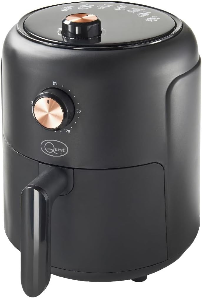 Small Air Fryer 2.3L | Compact 1–2 Person Cooker, Non-Stick, Timer
