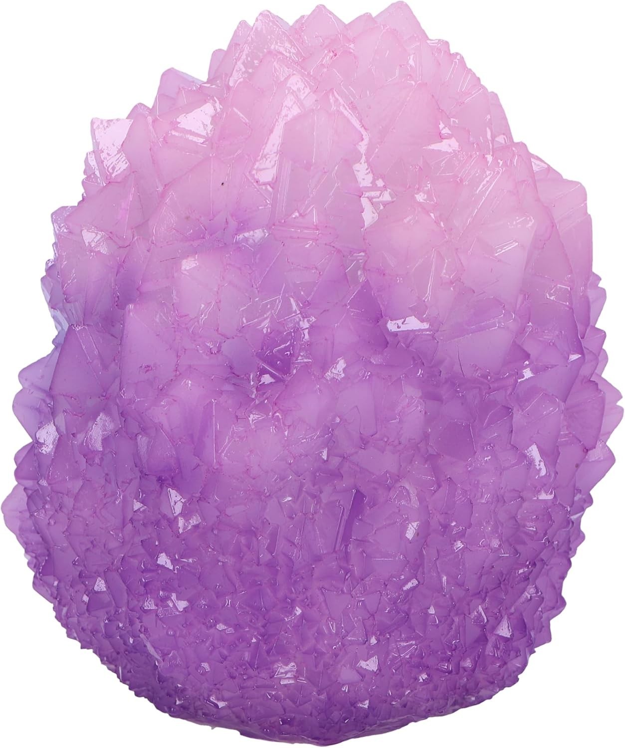 Pink Geode Dragon Egg Ornament 12.5cm | Crystal Nest Figurine | Fantasy Gift