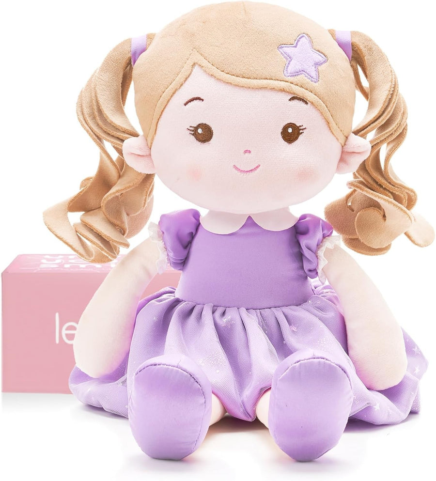 16” Ultra Soft Plush Baby Doll Rag Friend for Toddlers Ages 1+