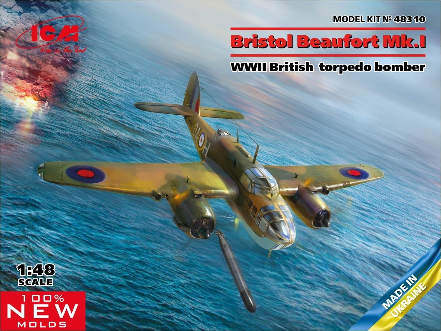 WWII 1:48 Scale Torpedo Bomber Model Kit Military Aircraft Collector Set