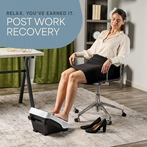 Heated Foot & Calf Massager for Neuropathy Pain Relief Blood Circulation