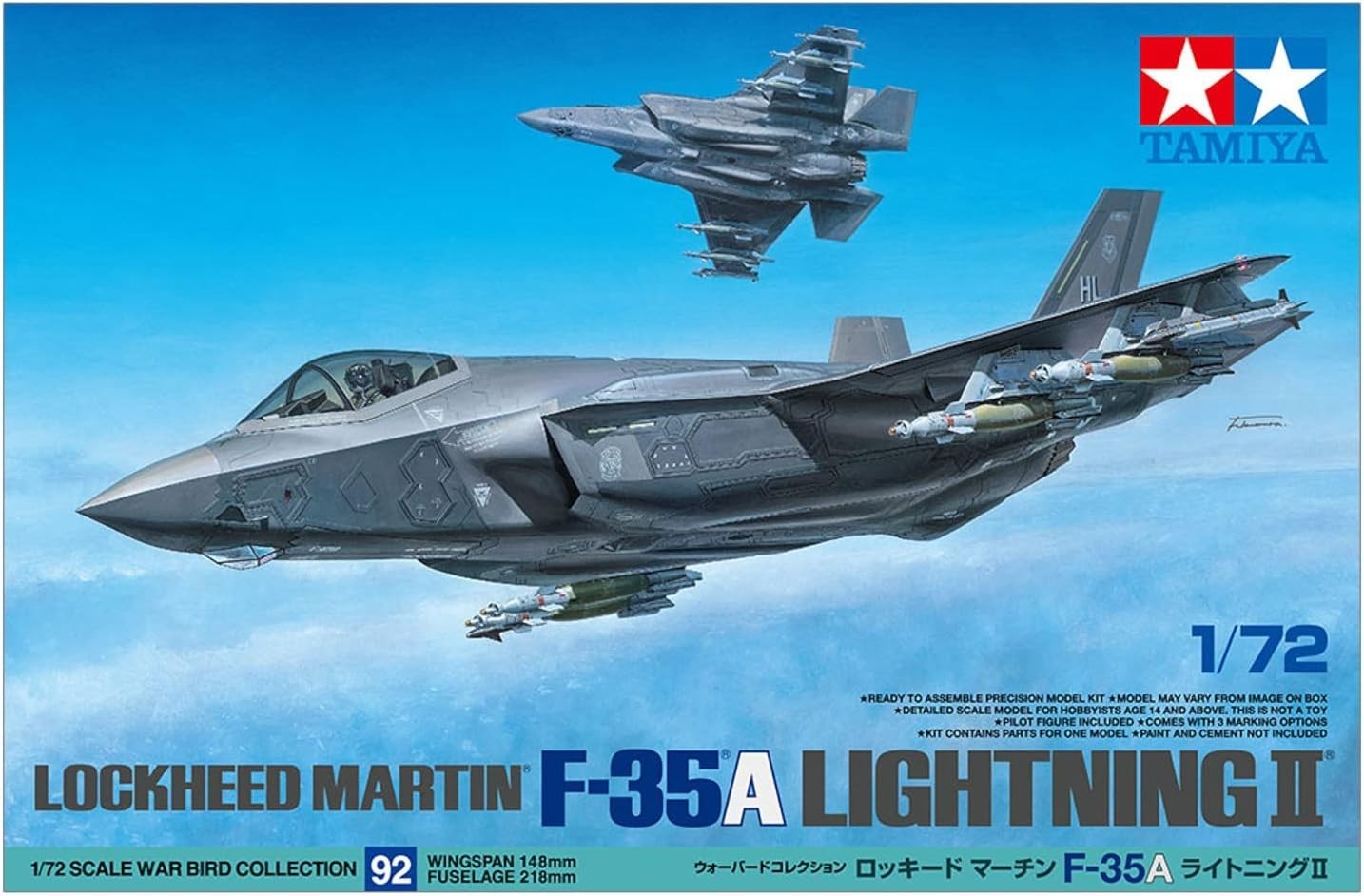 1:72 F-35A Lightning II Jet Model Kit | Military Aircraft Collector Build