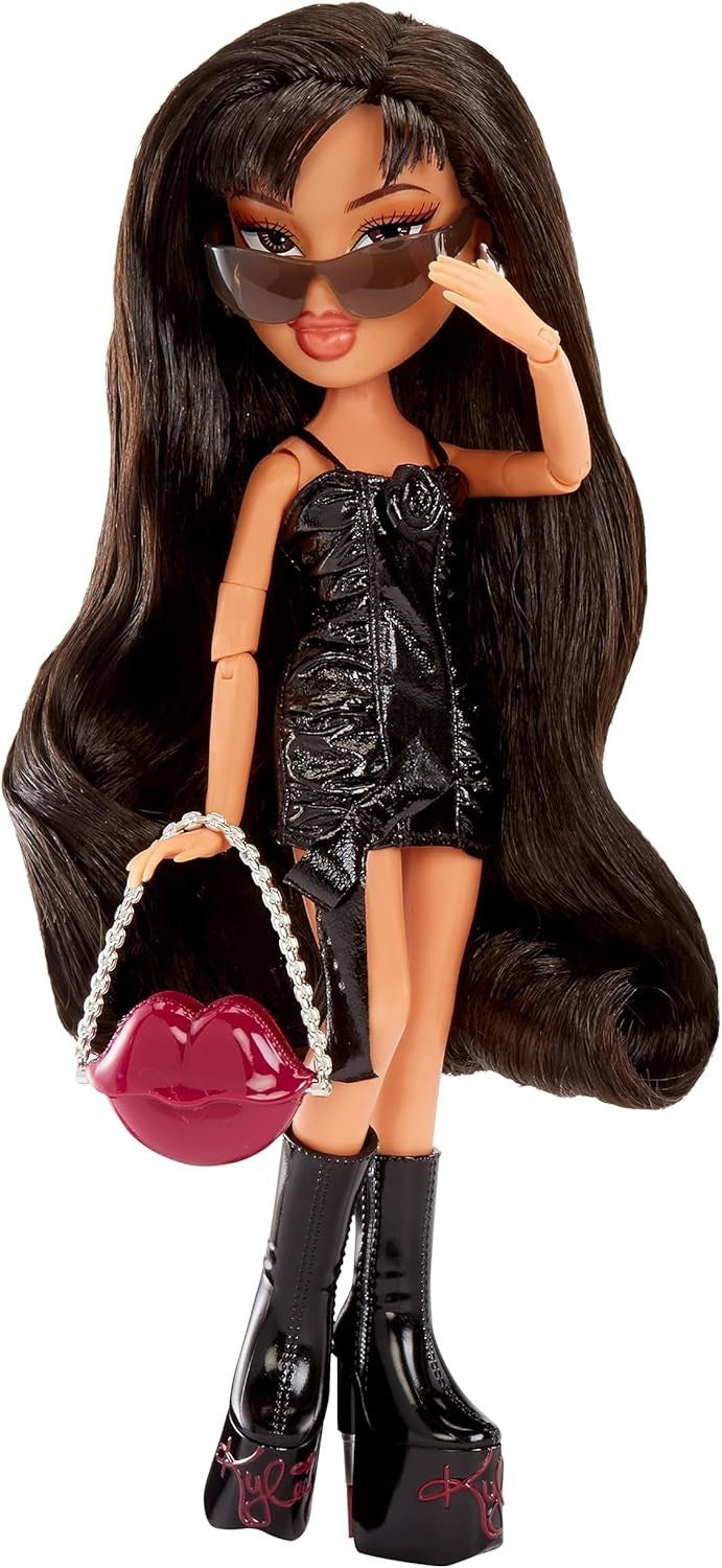 Celebrity Daytime Fashion Doll Patent Dress Platform Boots Display