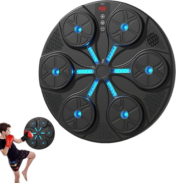 RGB Music Boxing Target Bluetooth LED Wall Mounted Interactive Home Trainer