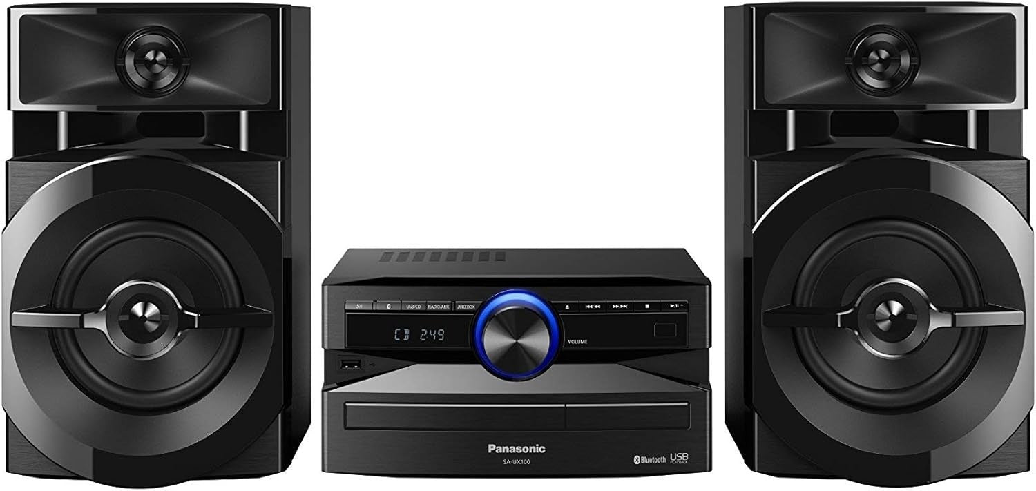 300W Bluetooth Hi-Fi System with CD USB FM Radio – Deep Bass Stereo