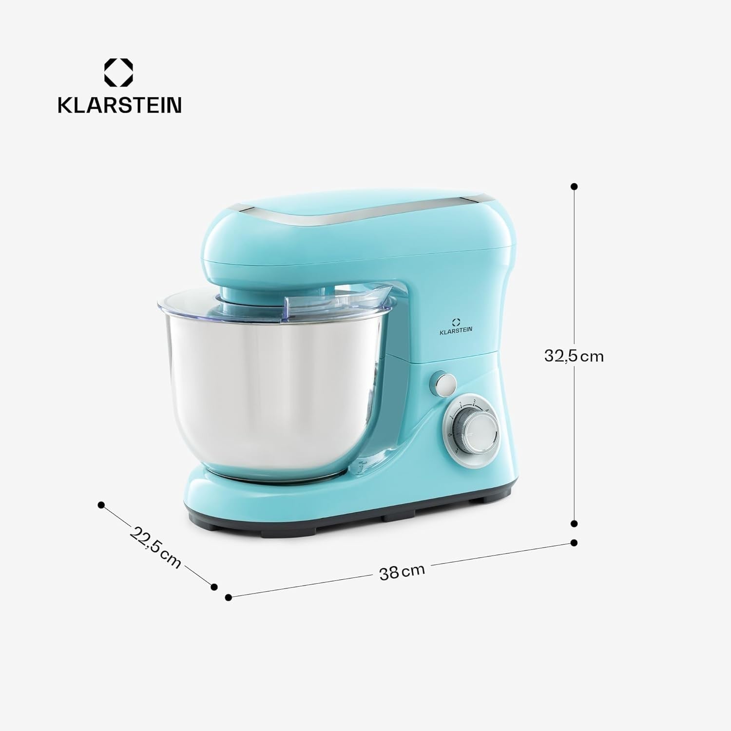 5L Stand Mixer  with 1300W Planetary Mixer 6 Speeds w/ Pulse Function Blue