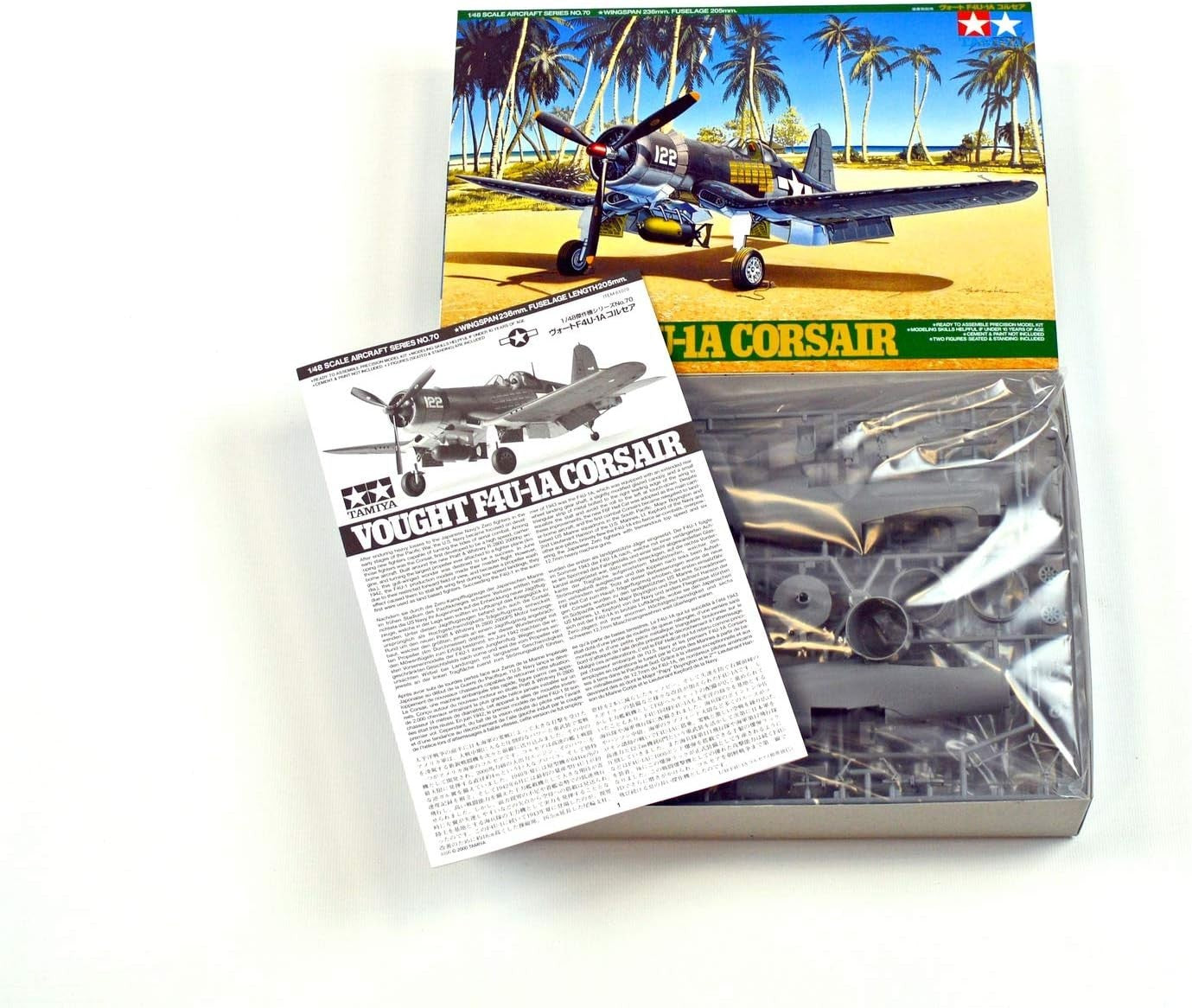 1:48 WWII F4U Corsair Model Kit – Detailed Aircraft Build for Adults & Teens