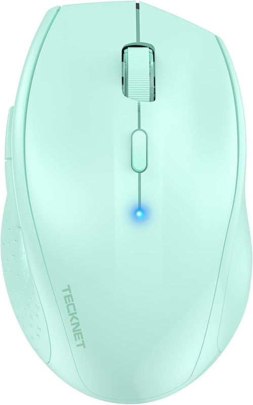Wireless Bluetooth Mouse 4800DPI Silent Ergonomic Long Battery Light Green