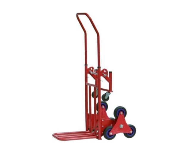 2 in 1 Stair Climbing Hand Truck 150kg Tri Wheel Sack Barrow Trolley