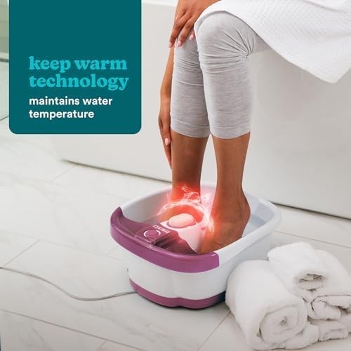 Bubblemate Foot Spa Massager | Heat, Bubble Turbo & Pedicure Pumice