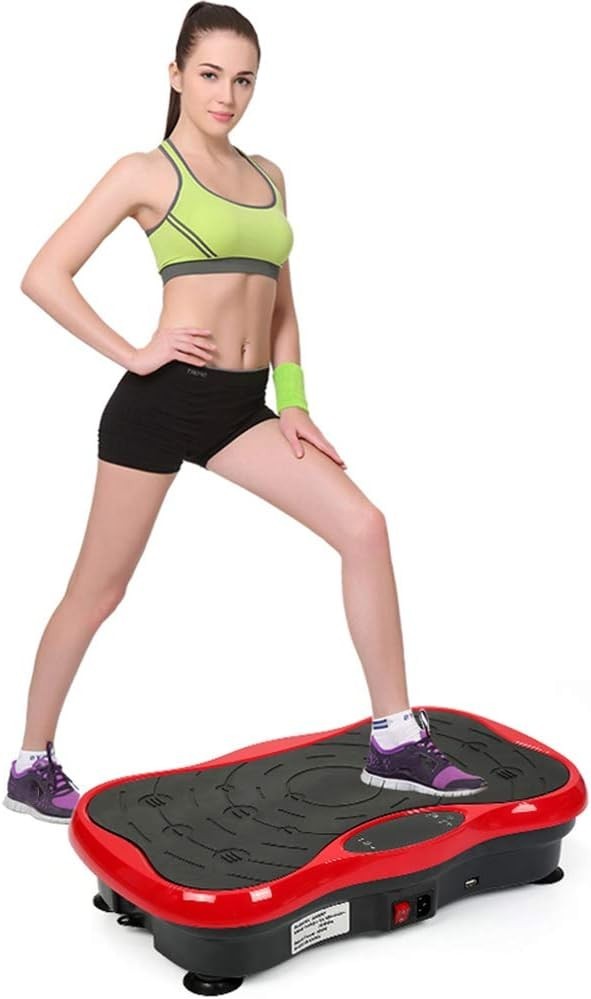 Portable Vibration Plate Massager Bluetooth Remote Home Fitness 264lb