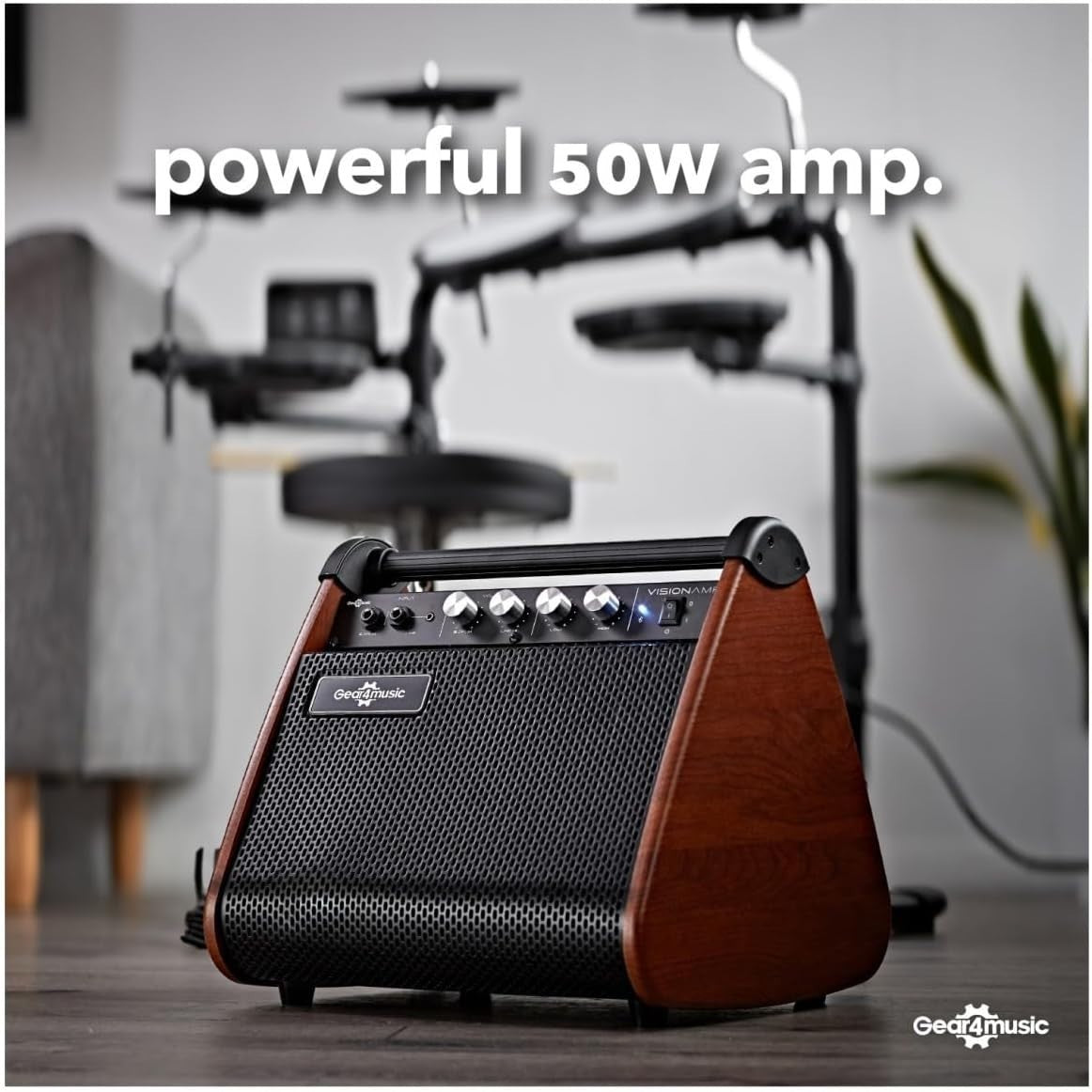 50W Electronic Drum Keyboard Amplifier VISIONAMP Bluetooth