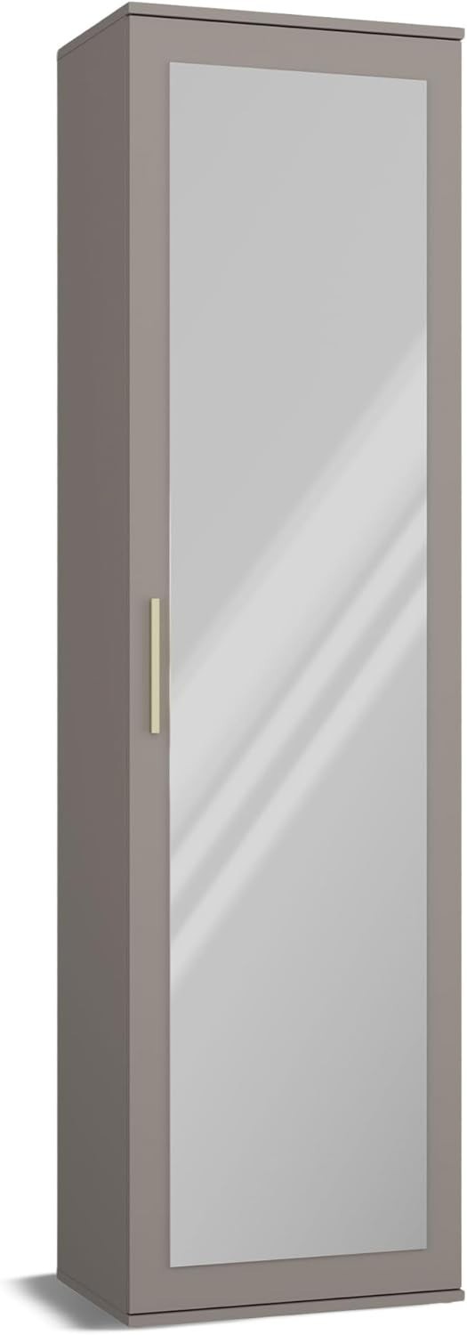 Modern Clay Wardrobe with Drawers, Hooks & Shoe Storage | Slim 180cm