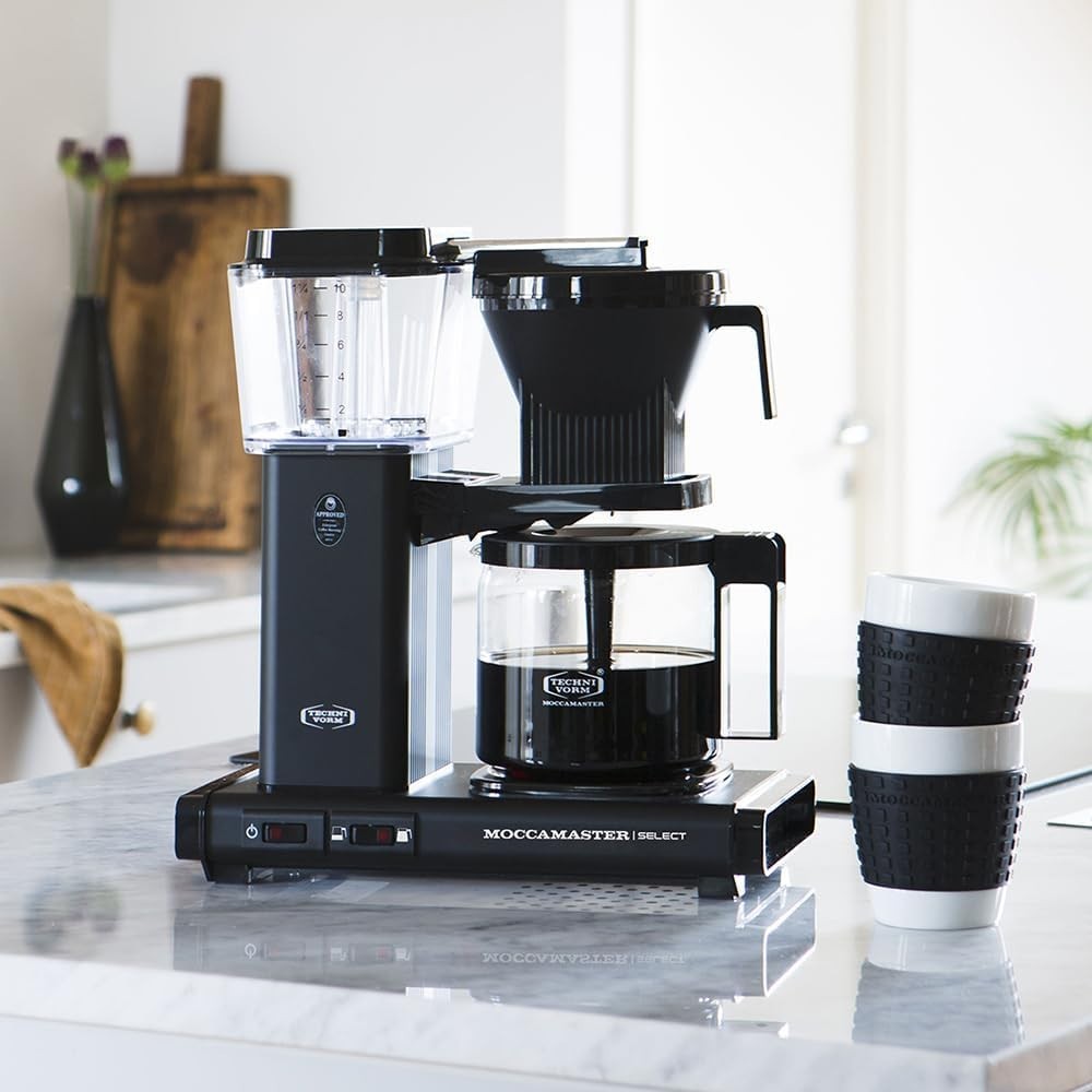 Premium Filter Coffee Machine 1.25L | Fast Brew, Copper Heating, Quiet Operation