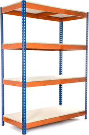 Heavy Duty 4-Tier Garage Shelf 400KG per Shelf 180x150x45cm Metal