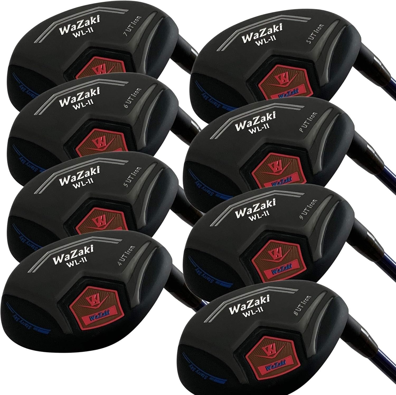 Hybrid Iron Golf Club Set 4-SW Right Hand Regular Flex Graphite High Launch