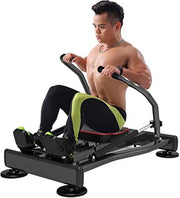 Commercial Foldable Rowing Machine Heavy-Duty Full Motion Rower LCD 350LB/200KG