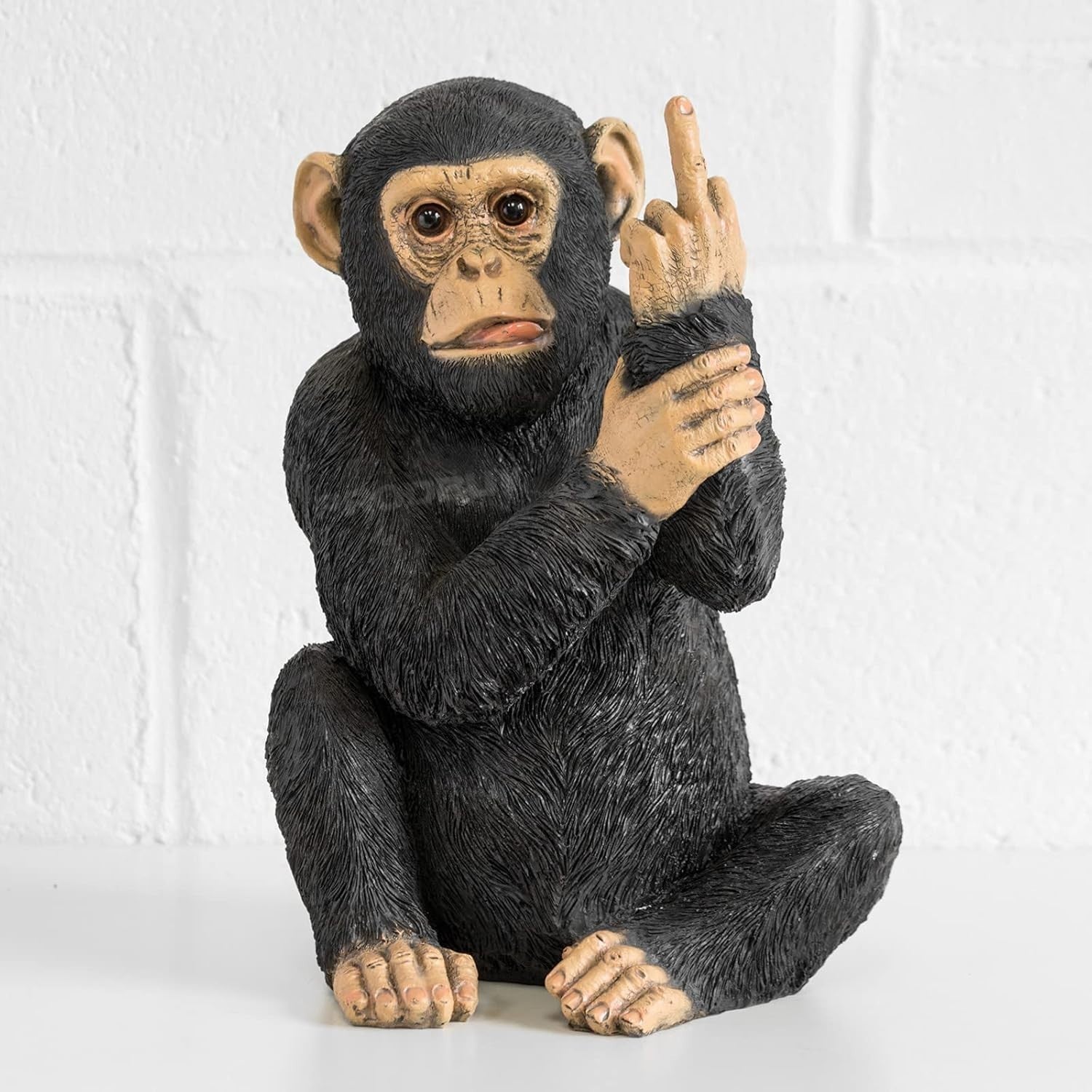 Large Rude Monkey Ornament Resin Statue Funny Home Decor Figurine Gift 30.5cm