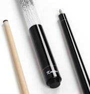 58in Low Deflection Pool Cue Maple Shaft 13mm Tip 3D Grip 19oz