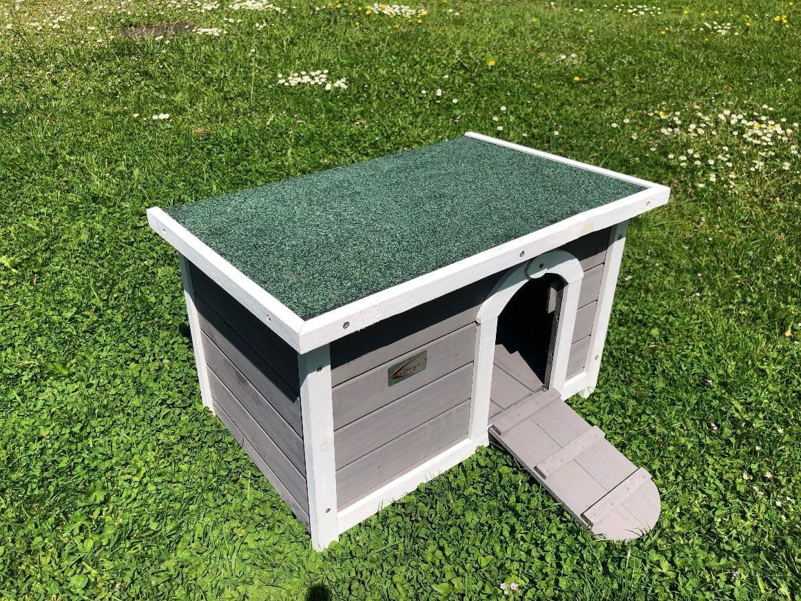 Deluxe Rabbit Hide House Outdoor Guinea Pig Shelter Weatherproof Run