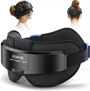 Heated Eye & Head Massager with Bluetooth Music for Migraine & Sleep Relief