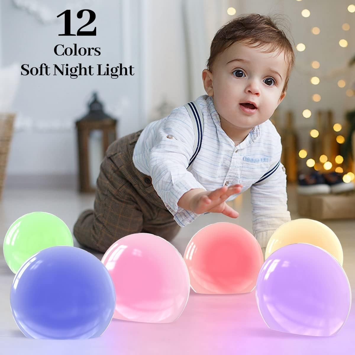White Noise Machine with 30 Soothing Sounds, Night Light & Sleep Timer