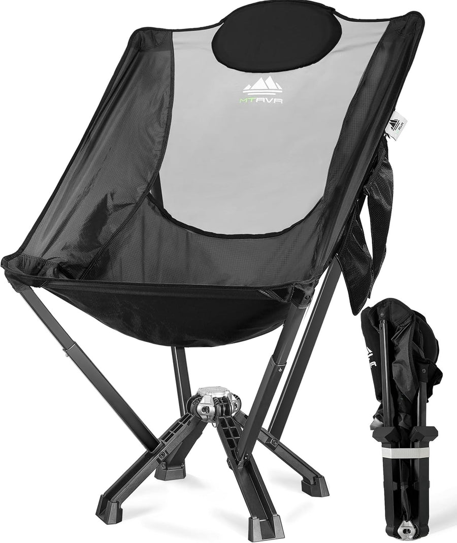 Heavy Duty Folding Camping Chair 600LB XL Padded High Back with Bag