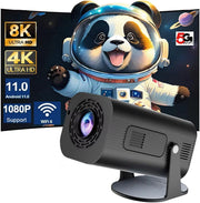 Mini Smart Projector Android 11 1080P 4K Support WiFi 6 Bluetooth