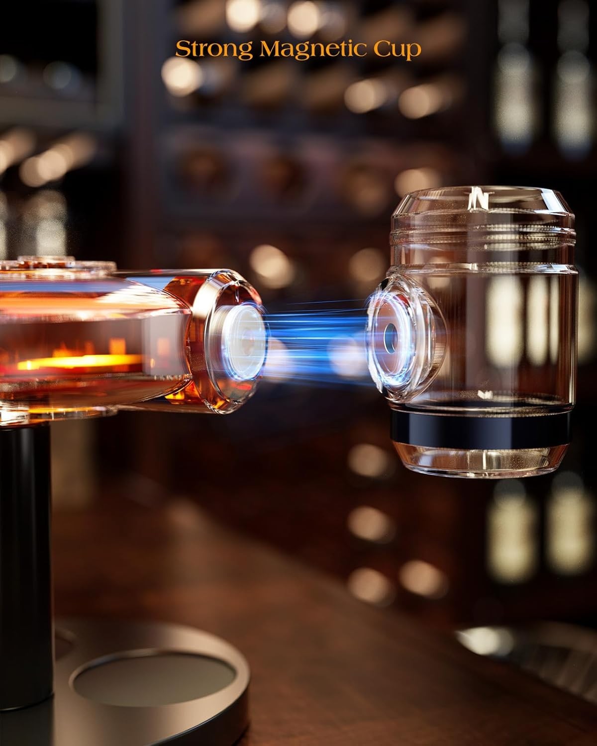 Galaxy Spaceship Whiskey Decanter Set 840ml with 2 Shot Glasses Gift Display