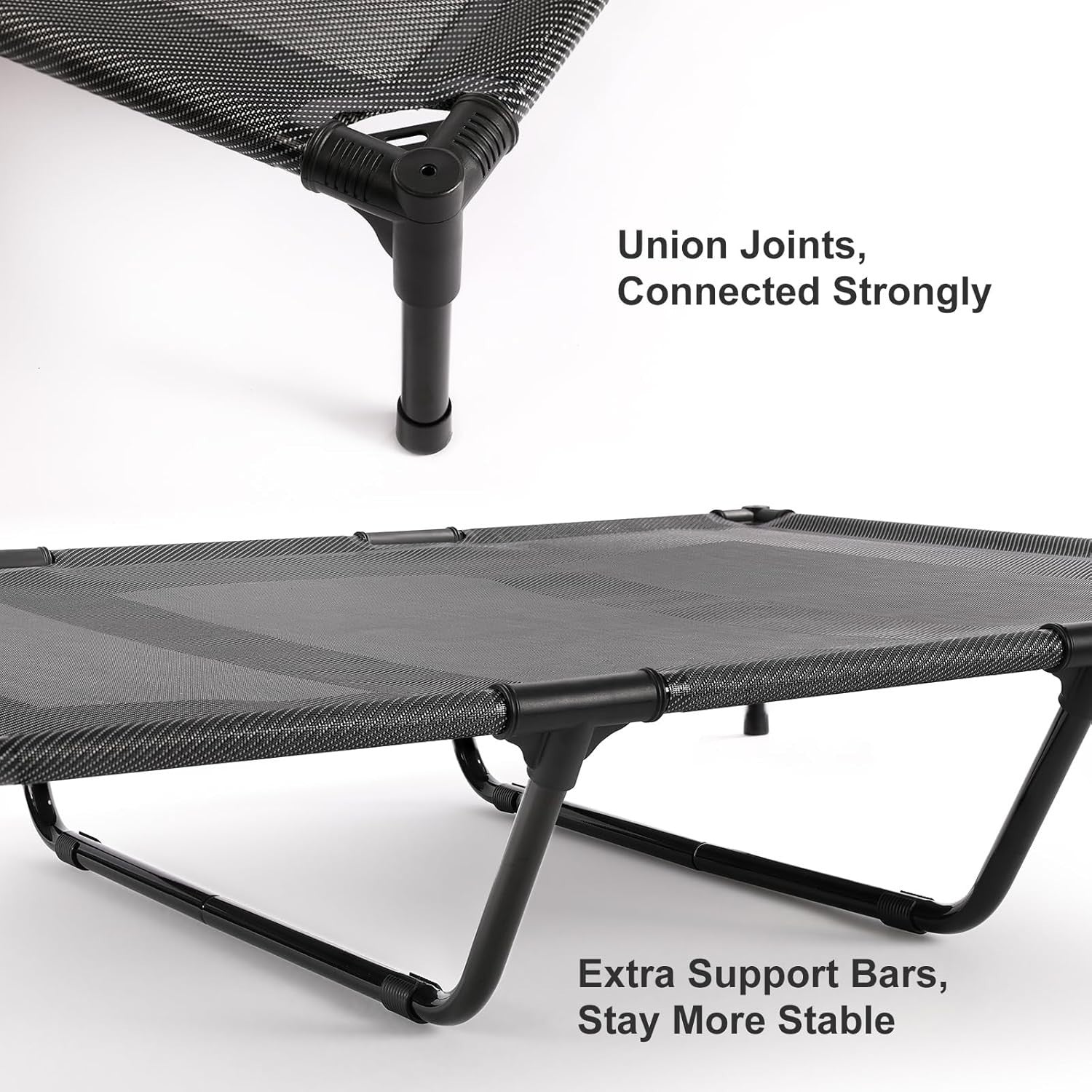 XXL Elevated Dog Bed 121x91x22cm Outdoor Cooling Cot