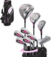Ladies Right Hand Complete Golf Club Set Petite Forgiving Lightweight Pink