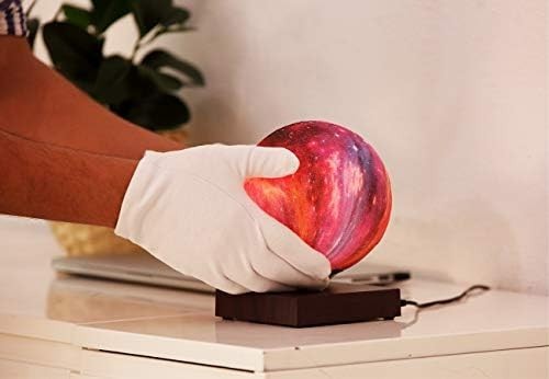 Lacquered Levitating Moon Lamp 7-Color Floating LED Light with Touch Control