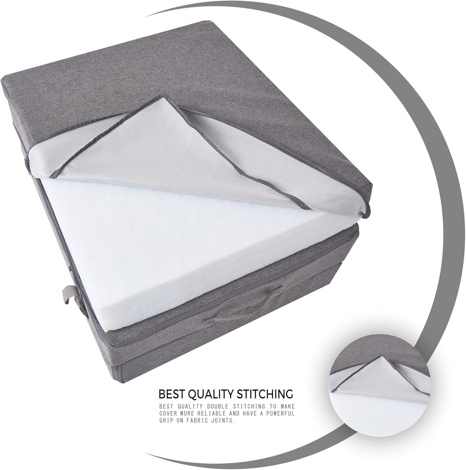 Z Bed Chair Futon Fold Out Sofa Guest Mattress Single Foam Seat Grey