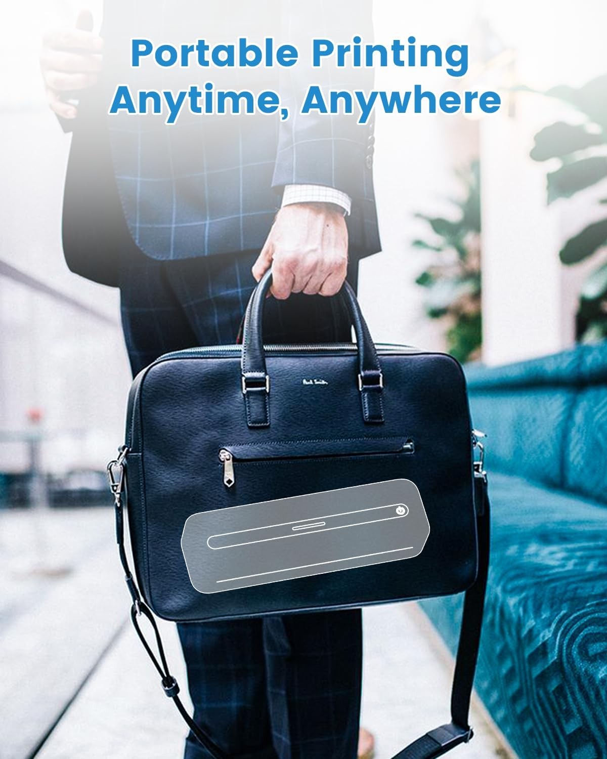 Portable A4 Inkless Thermal Printer Wireless & USB High‑Definition 304 DPI