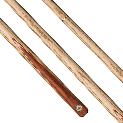 58in Full Ash Snooker Cue 2 Piece 9.5mm Elk Tip Quick Joint