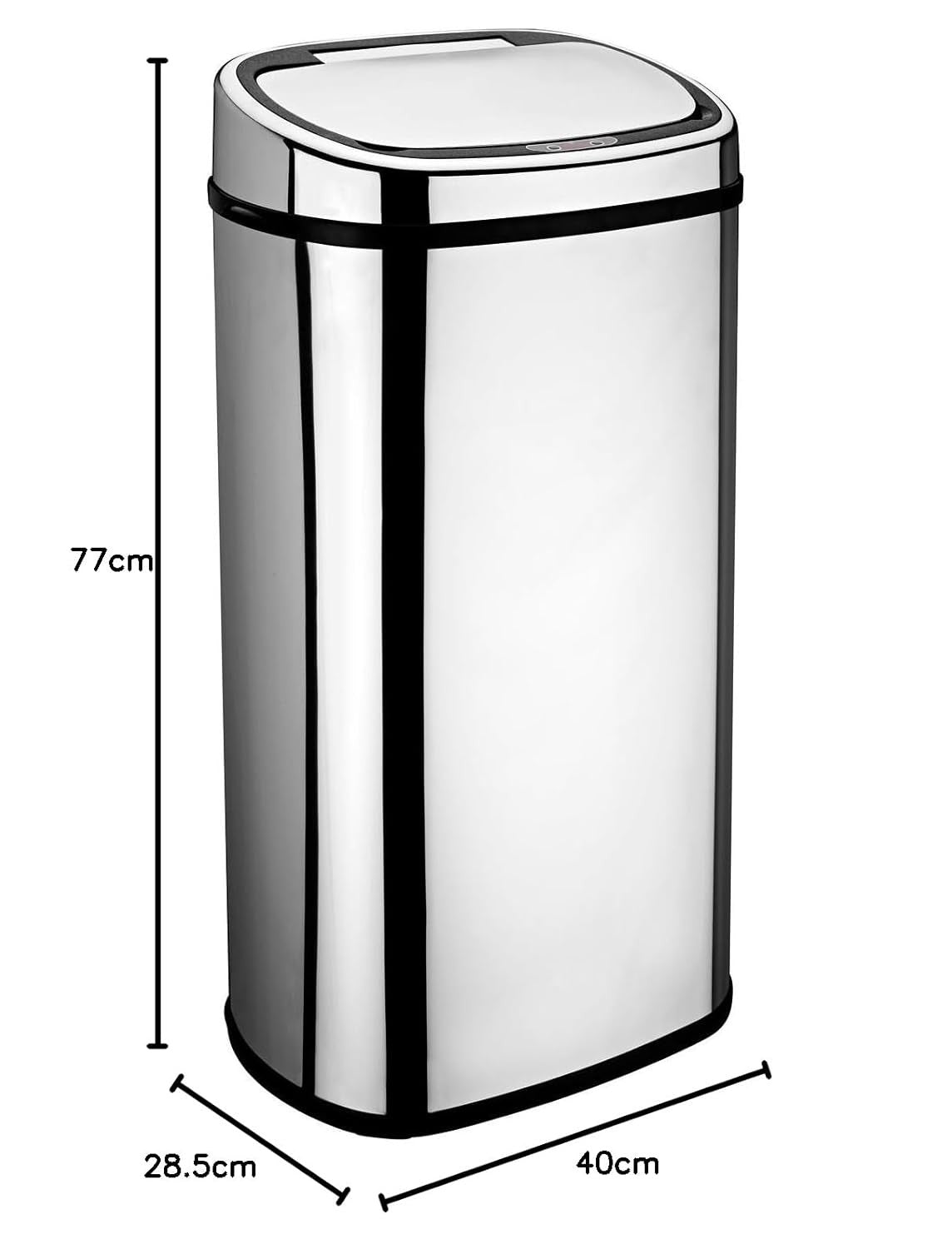 68L Touchless Motion Sensor Kitchen Bin – Automatic Stainless Steel Trash Can