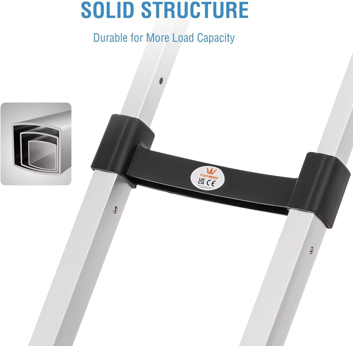 Folding Hand Truck Stair Climbing Trolley Aluminium 70kg Adjustable Wheels