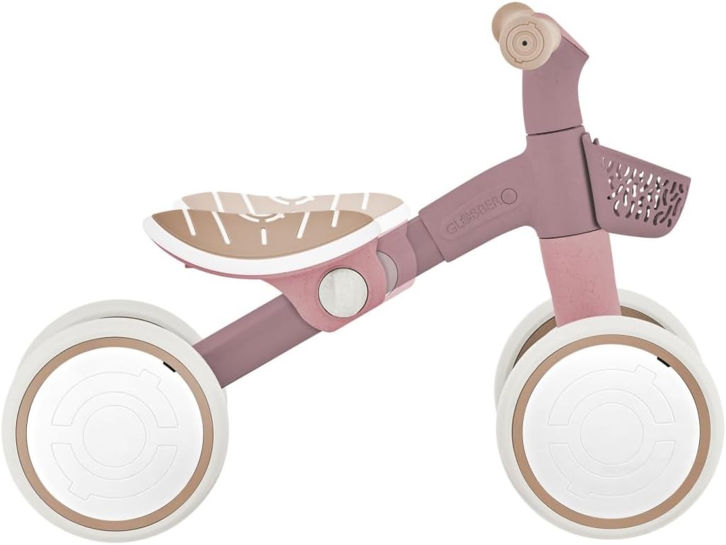 Baby Balance Bike 4 Wheel Ride On Walker Adjustable Seat 12-36 Months