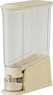 Slim Rice Bin Airtight Grain Storage Container with Measuring Cup