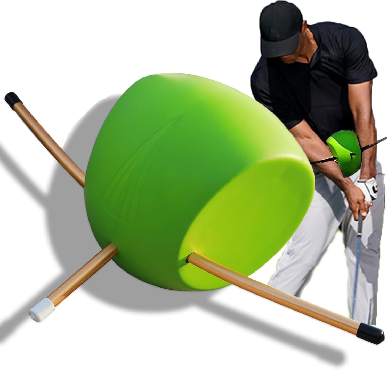 Golf Swing Training Aid Hand Position Alignment Rod Trainer