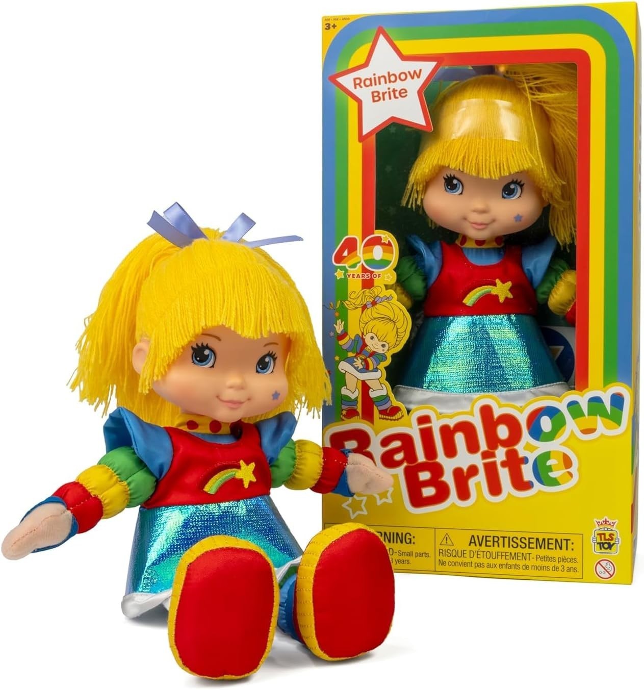 12in Plush Doll Yarn Hair Soft Body Retro Style Collectors Gift Toy