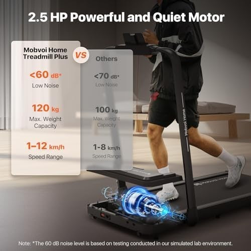 Foldable Smart Treadmill 3-in-1 Walking Pad Home Office 12KM/H 120KG