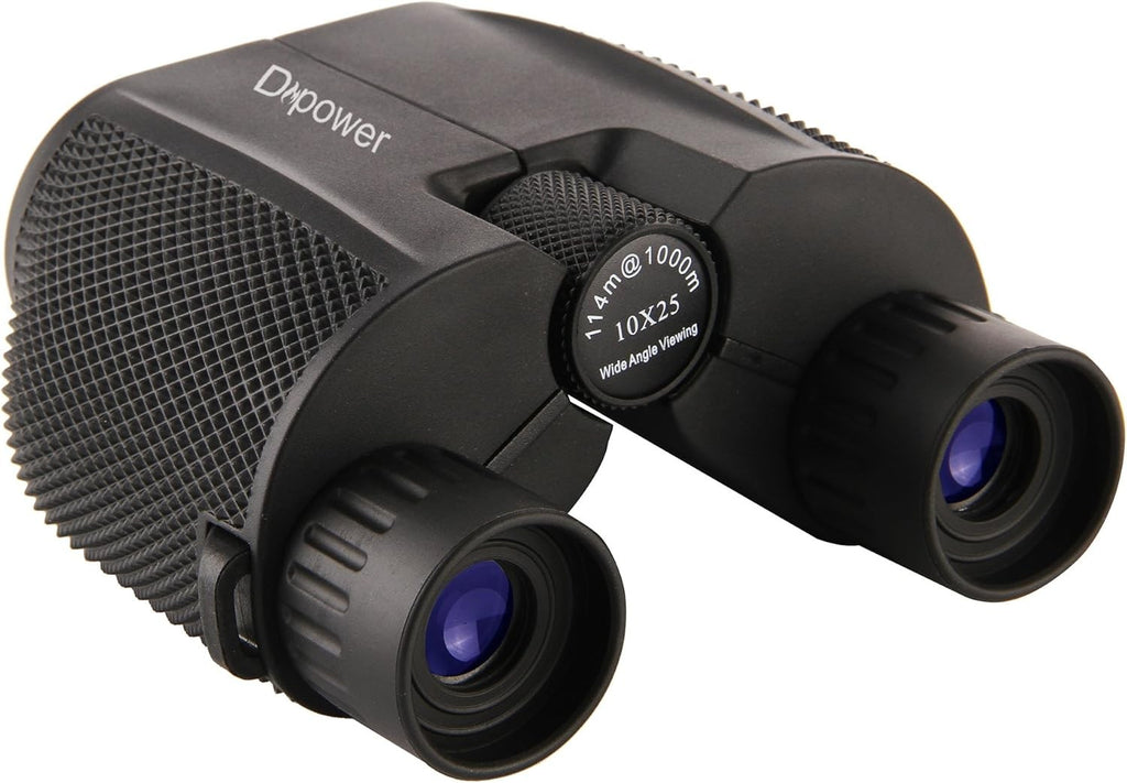 10x25 Compact Waterproof Binoculars HD Folding Travel Hiking Bird Watching