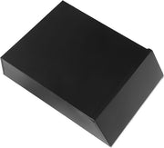 Wall Mount Locking Mailbox Black Iron Outdoor Post Box Weatherproof Slim Design