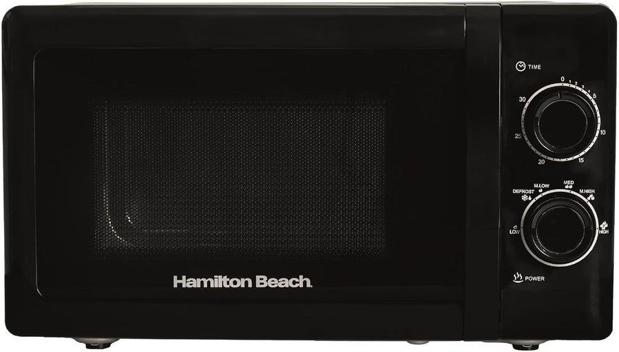 20L 700W Manual Microwave Oven 5 Power Levels Defrost Timer